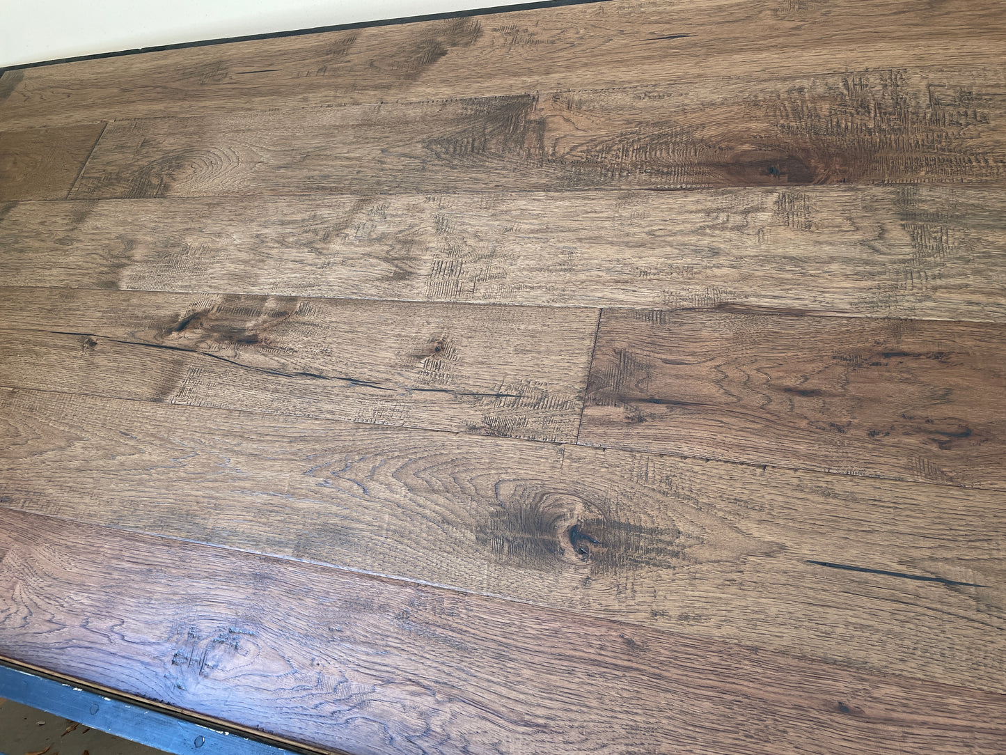 7 1/2" x 1/2" Engineered Antique Hickory Kerrville Stain Engineered Flooring