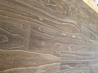6 1/2" x 9/16" Engineered Elm Stormy Grey Stain Hardwood Flooring