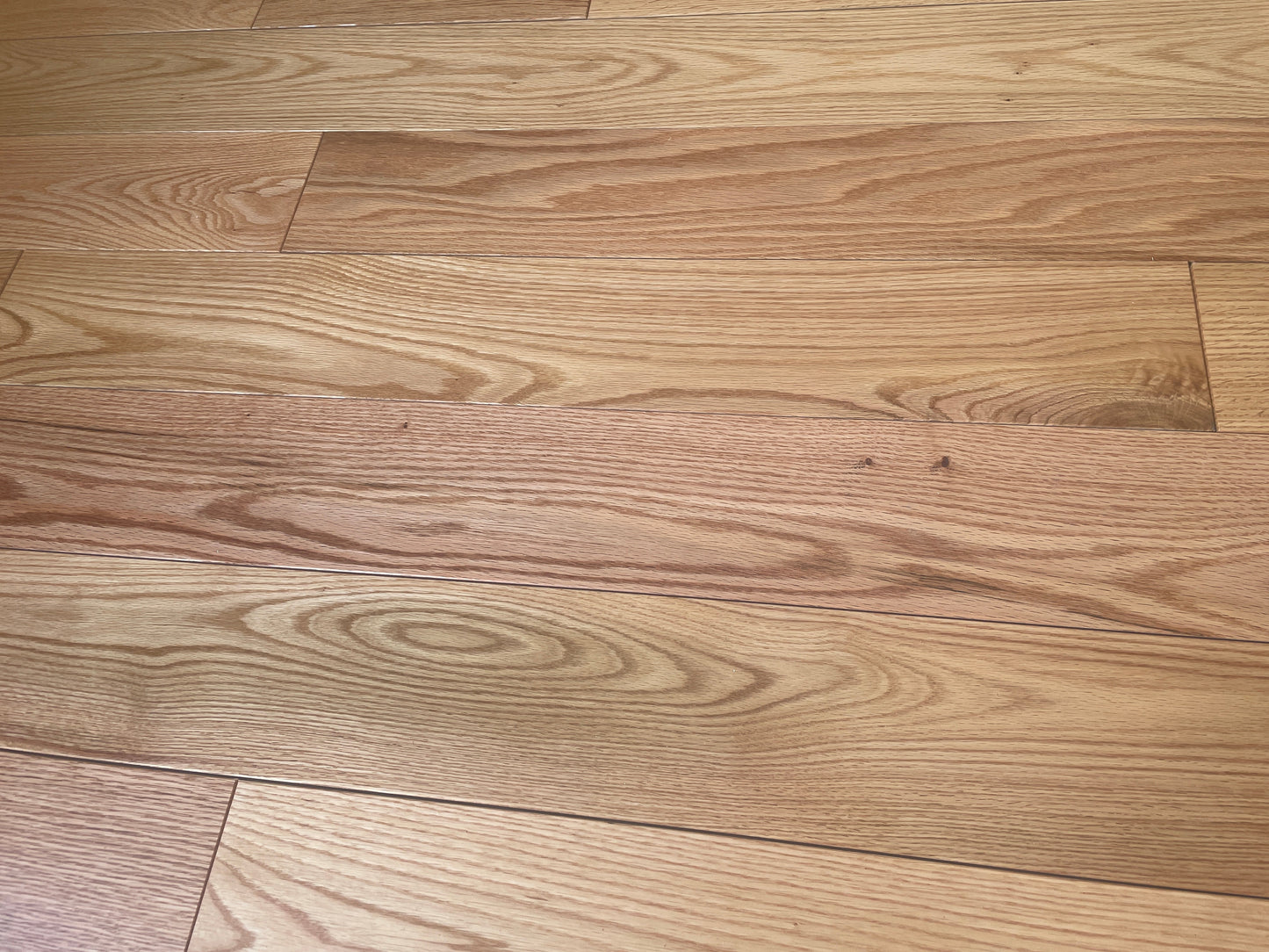 2 1/4" x 3/4" Red Oak Natural Common & Better Hardwood Flooring