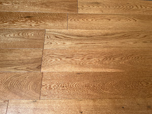 5" x 1/2" Engineered White Oak Ambra Stain Hardwood Flooring