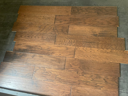 5" x 3/8" Engineered Hickory Avenue Stain Hardwood Flooring