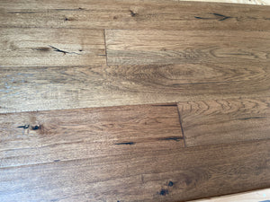7 1/2" x 1/2" Engineered Antique Hickory Wimberly Stain Engineered Flooring