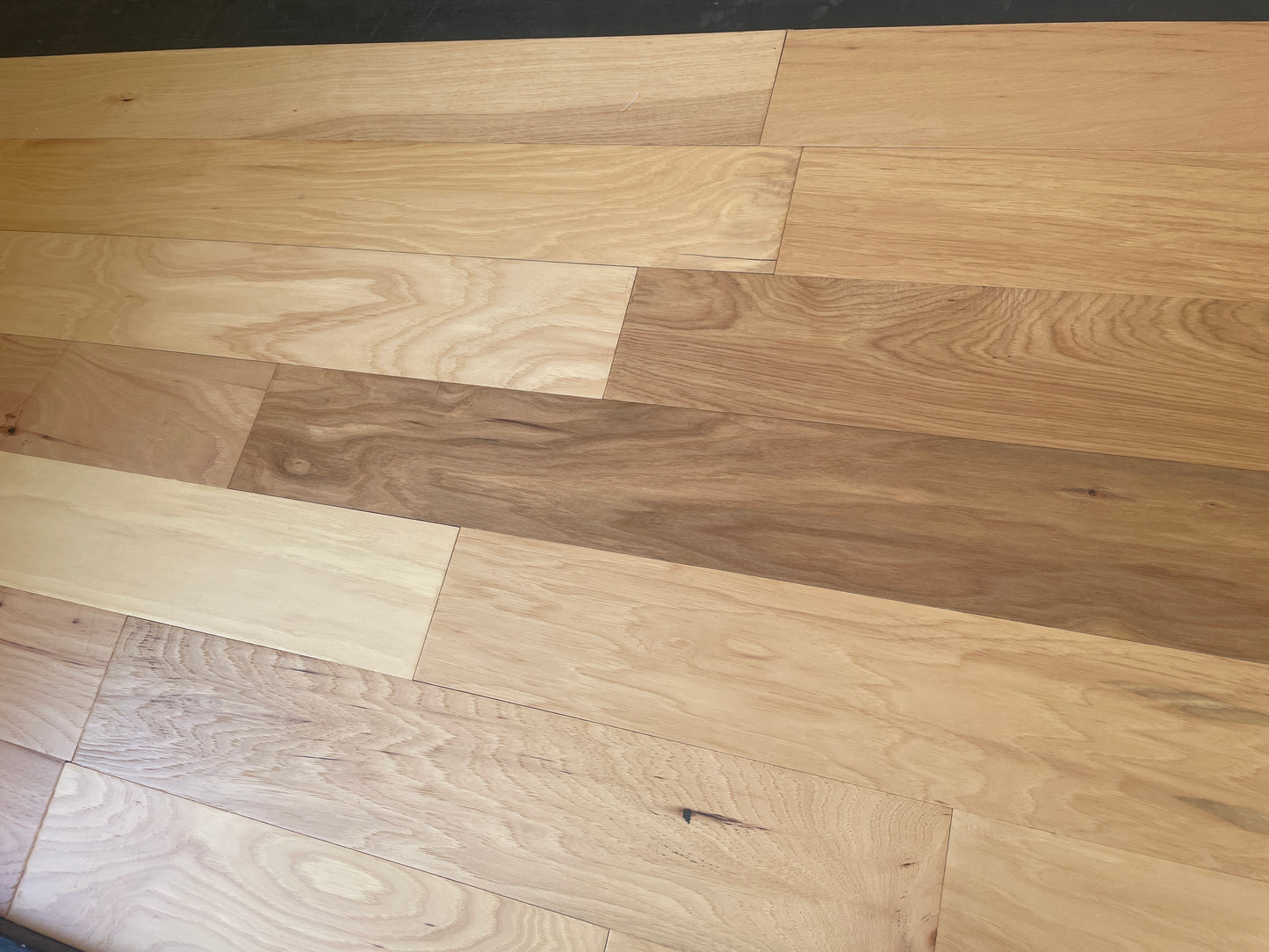 5" x 3/8" Engineered Hickory Natural Stain Hardwood Flooring