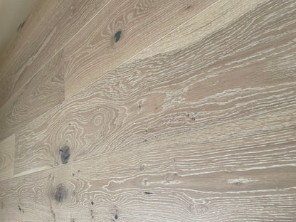 7 1/2" x 1/2" Engineered European White Oak White Rose Stain Hardwood Flooring