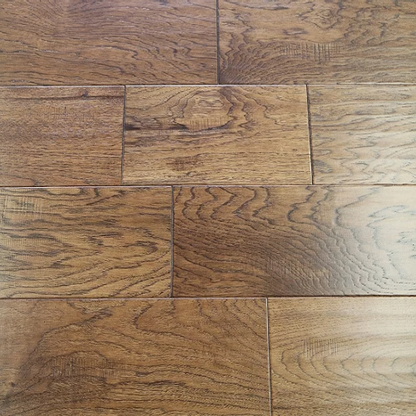 6 1/2" x 1/2" Engineered Hickory Leather Stain Hardwood Flooring