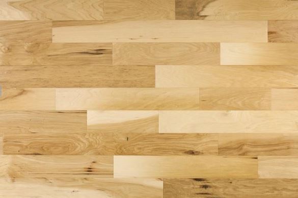 5" x 3/8" Engineered Hickory Natural Stain Hardwood Flooring