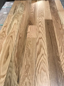 3 1/4" x 3/4" Prefinished Red Oak Clear / Natural Stain Hardwood Flooring