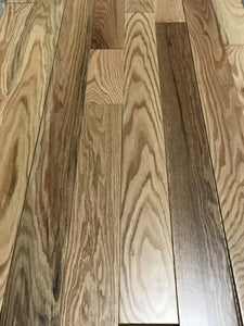 3 1/4" x 3/4" Prefinished Red Oak Clear / Natural Stain Hardwood Flooring