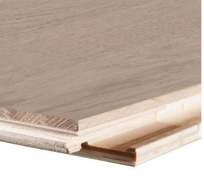 7 1/5" x 1/2" 3 Strip Design Engineered Oak Smoky & Smoky Stain Hardwood Flooring