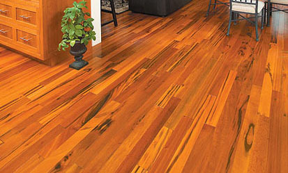 5" x 3/4" Prefinished Tigerwood Hardwood Flooring